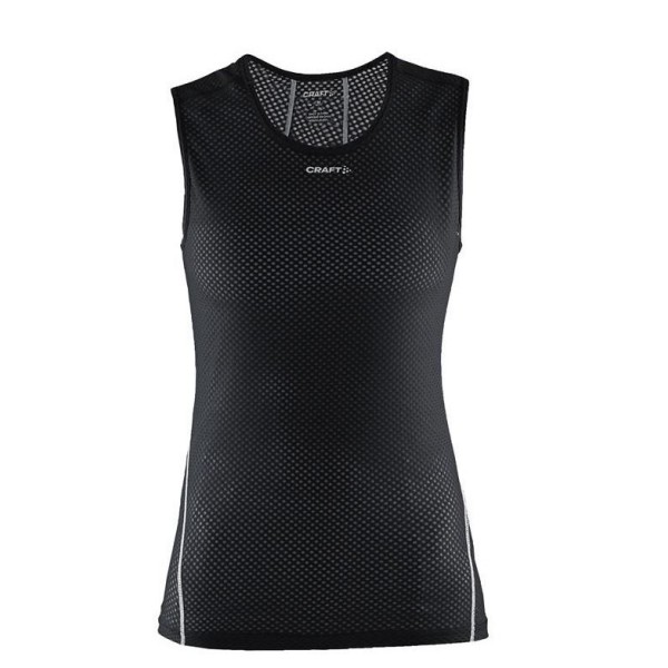 The women's sleeveless sports shirt CRAFT COOL MESH SUPERLIGHT is a super lightweight mesh sleeveless shirt from the active underwear segment that offers top-notch ventilation and cooling during intense workouts in hot conditions.