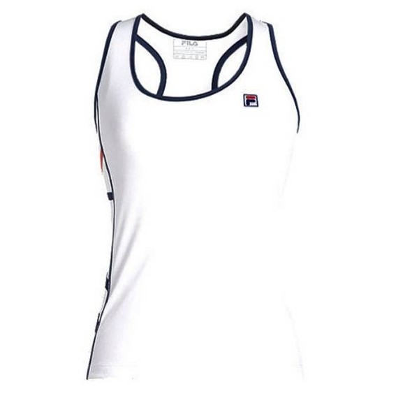 The women's sleeveless shirt from Fila is the perfect choice for active days or relaxed moments. Made from lightweight and comfortable material consisting of 90% polyester and 10% elastane.