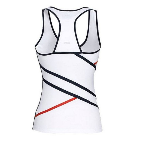 The women's sleeveless shirt from Fila is the perfect choice for active days or relaxed moments. Made from lightweight and comfortable material consisting of 90% polyester and 10% elastane.