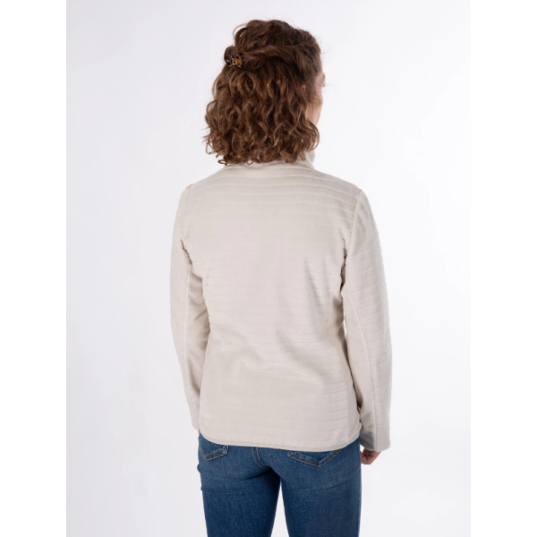 Ženska flis jopica AULP VERKO združuje toplino, mehkobo in moden videz. Idealna za šport, prosti čas ali vsakodnevno udobje v hladnih dneh.