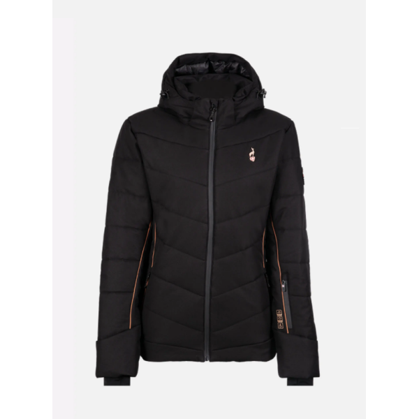 Ženska smučarska jakna AULP CELLY nudi vodoodporno in zračno zaščito, popolnoma lepljene šive ter snežni pas za brezskrbno smučanje. Stranski softshell paneli zagotavljajo večjo svobodo gibanja in udobje v vseh razmerah.