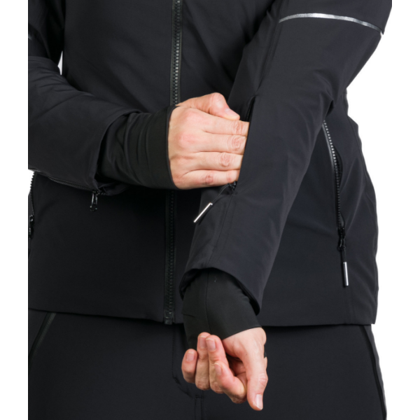 Ženska smučarska jakna NORTHFINDER DEBBY združuje raztegljiv 10K/10K material, izolacijo PrimaLoft® Eco Black in RECCO® varnostni sistem. Elegantna, topla in vodoodporna izbira za zahtevne smučarke.