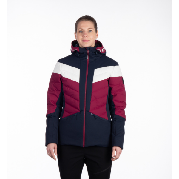 Ženska smučarska jakna NORTHFINDER IDA združuje moderen dizajn, 10K/10K vodoodporno zaščito in toplo sintetično izolacijo. Snežni pas, fiksna 3D kapuca in PFC-free obdelava za popolno udobje na smučišču.