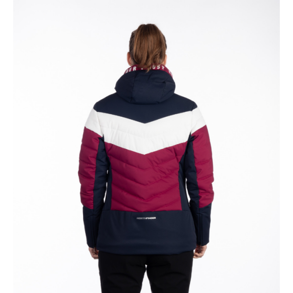 Ženska smučarska jakna NORTHFINDER IDA združuje moderen dizajn, 10K/10K vodoodporno zaščito in toplo sintetično izolacijo. Snežni pas, fiksna 3D kapuca in PFC-free obdelava za popolno udobje na smučišču.