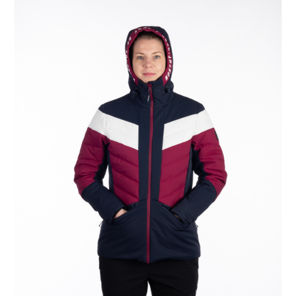 Ženska smučarska jakna NORTHFINDER IDA združuje moderen dizajn, 10K/10K vodoodporno zaščito in toplo sintetično izolacijo. Snežni pas, fiksna 3D kapuca in PFC-free obdelava za popolno udobje na smučišču.