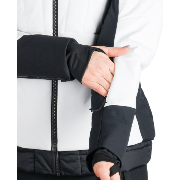 Odkrij žensko smučarsko jakno NORTHFINDER TAYLER – 2-v-1 model z vodoodporno membrano, snemljivo notranjo podlogo, snežnim pasom in kapuco z odstranljivim krznom. Idealen za smučanje in zimske aktivnosti!