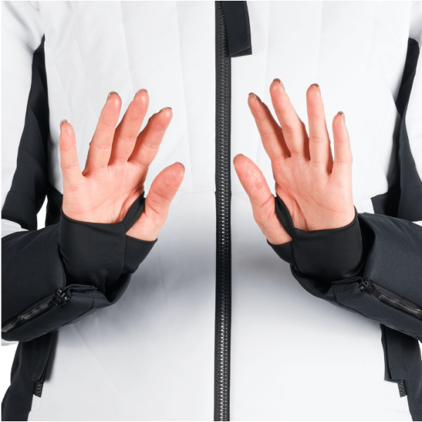 Odkrij žensko smučarsko jakno NORTHFINDER TAYLER – 2-v-1 model z vodoodporno membrano, snemljivo notranjo podlogo, snežnim pasom in kapuco z odstranljivim krznom. Idealen za smučanje in zimske aktivnosti!