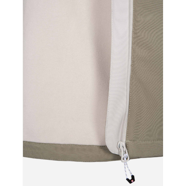 Ženska softshell jakna AULP TAMIA v kaki barvi nudi zanesljivo zaščito pred vetrom, mehko micropolar podlogo in popolno svobodo gibanja. Snemljiva kapuca, nastavljiv rob in odsevni detajli za outdoor aktivnosti v vseh razmerah.