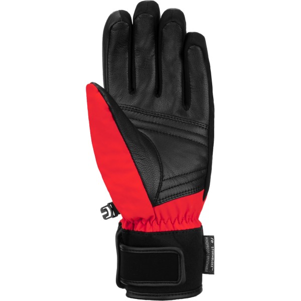 The Reusch Tessa Stormbloxx™ Fire Red women's ski gloves are an excellent combination of comfort and exceptional design. These extra warm and waterproof gloves