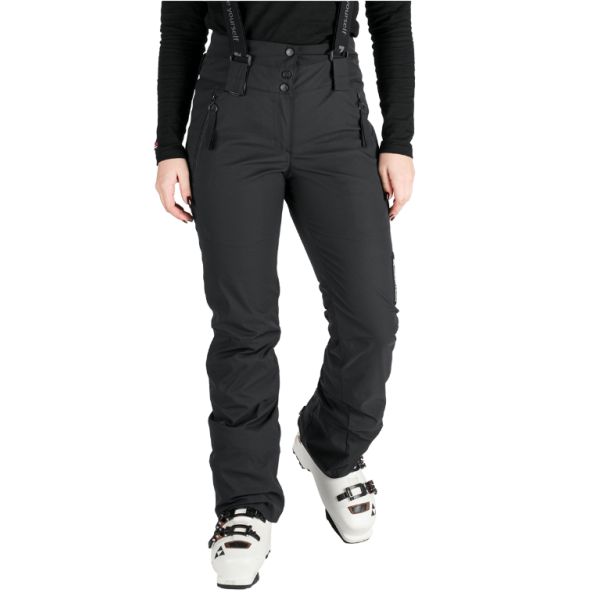 Odkrijte ženske smučarske hlače NORTHFINDER MYLEE – vodoodporne, raztegljive in modne. Popolne za udobno in brezskrbno smuko v vseh razmerah!