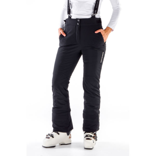 Ženske smučarske hlače NORTHFINDER CASSANDRA s PrimaLoft® Eco Black izolacijo nudijo toploto, 10K/10K zaščito in popolno udobje. Raztegljiv material, RECCO® sistem in vodoodporne YKK® zadrge za brezskrbno smučanje.