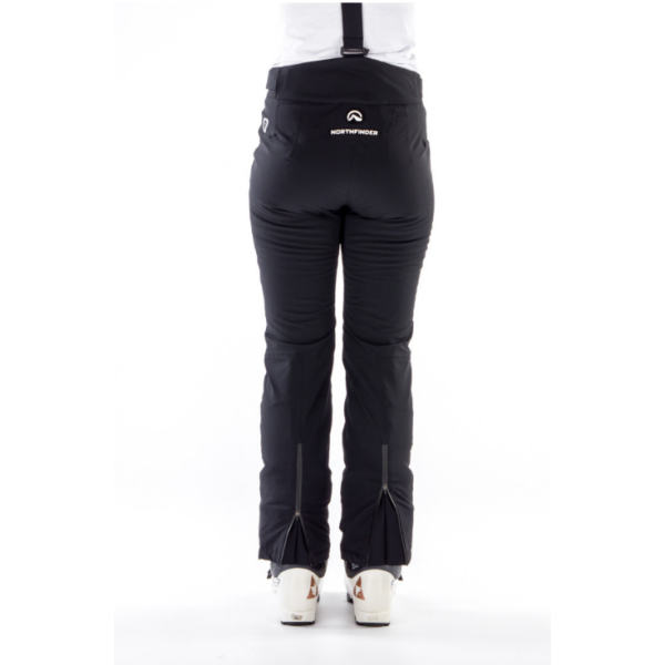 Ženske smučarske hlače NORTHFINDER CASSANDRA s PrimaLoft® Eco Black izolacijo nudijo toploto, 10K/10K zaščito in popolno udobje. Raztegljiv material, RECCO® sistem in vodoodporne YKK® zadrge za brezskrbno smučanje.