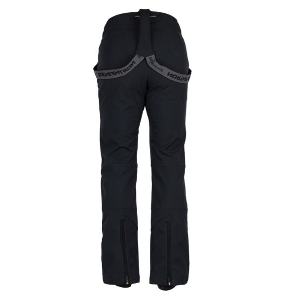 Odkrijte udobne in tople ženske softshell smučarske hlače Northfinder Taya z vodnim stolpcem 10.000 mm, zračnostjo 5.000 g/m²/24 h, notranjimi gamašami in ojačanim spodnjim delom. Idealne zimske hlače za smučanje z odlično zaščito proti vetru in vlagi.