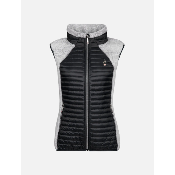 Ženski smučarski brezrokavnik AULP UNIMA iz mehkega umetnega krzna nudi ravno prav topline in popolno svobodo gibanja. Idealen za plastno oblačenje v gorah ali mestu. Slim fit kroj za eleganten videz.