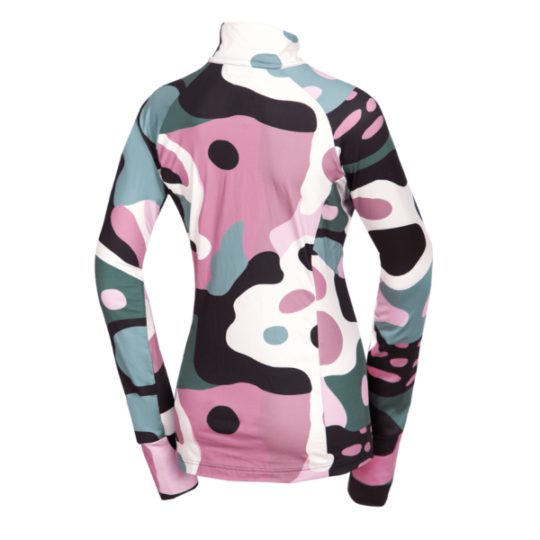 Ženski smučarski puli NORTHFINDER JAMIYA je odlična izbira za zahtevne aktivnosti v hladnem okolju. Ženski aktivni puli zagotavlja toploto in suho kožo tudi med intenzivno vadbo. Namenjen je predvsem kot druga plast pri smučanju ali teku na smučeh