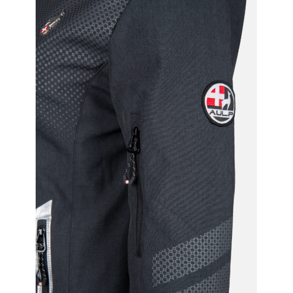 Ženski softshell AULP NELKA v sivi barvi združuje športni slog in funkcionalnost. Raztegljiv material, snemljiva kapuca in Lycra manšete s palčnimi odprtinami zagotavljajo udobje pri vseh outdoor aktivnostih.