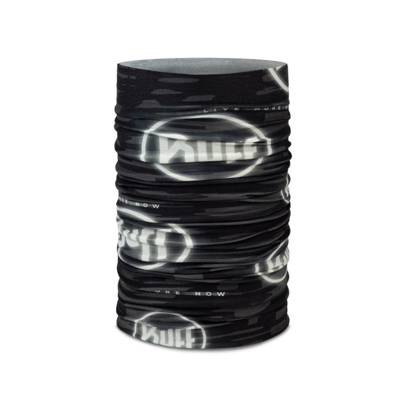 Topla in vsestranska BUFF® tuba Nedre Graphit nudi zaščito pred soncem, vetrom in mrazom. Idealna za tek, smučanje, pohodništvo in outdoor aktivnosti.