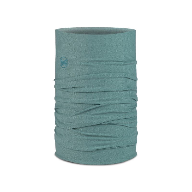 Odkrijte vsestransko BUFF® Original Ecostretch Solid Jade tuba – idealna za tek, smučanje, kolesarjenje in pohodništvo. UPF 50 zaščita, 4-smerno raztegljiv material, reciklirani materiali in več kot 12 načinov nošenja.