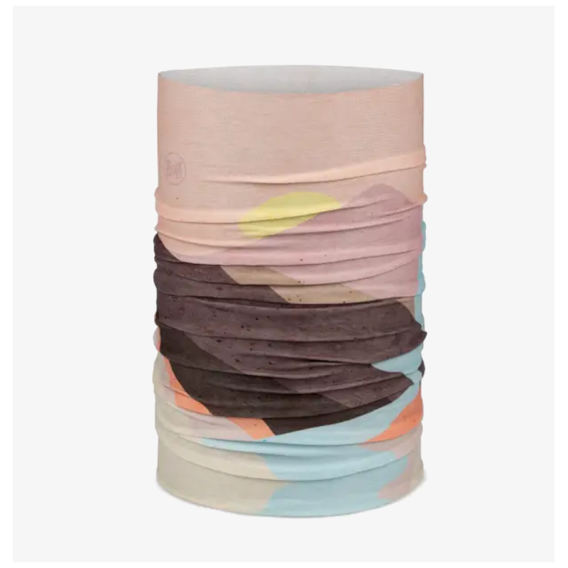 Večnamenska tuba BUFF® Sunif Multi iz recikliranih materialov z UPF50 zaščito. Idealna za tek, smučanje, pohodništvo in aktivnosti na prostem.