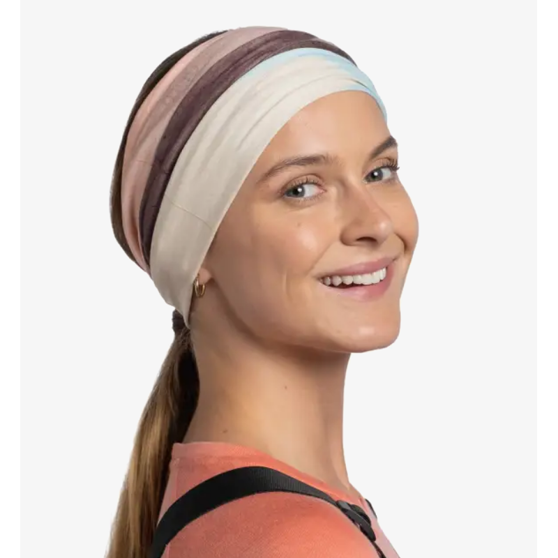 Večnamenska tuba BUFF® Sunif Multi iz recikliranih materialov z UPF50 zaščito. Idealna za tek, smučanje, pohodništvo in aktivnosti na prostem.