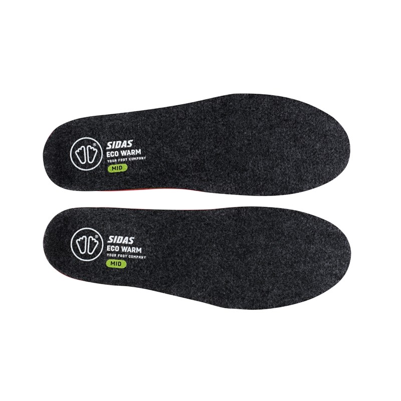 Eko oblikovane anatomskie vložki za smučarske čevlje, prilagojeni vašemu tipu stopala. Sidas je razvil koncept 3 Feet, ki prilagaja način izdelave vložka glede na tri različne tipe stopal z visokim, srednjim in nizkim lokom.