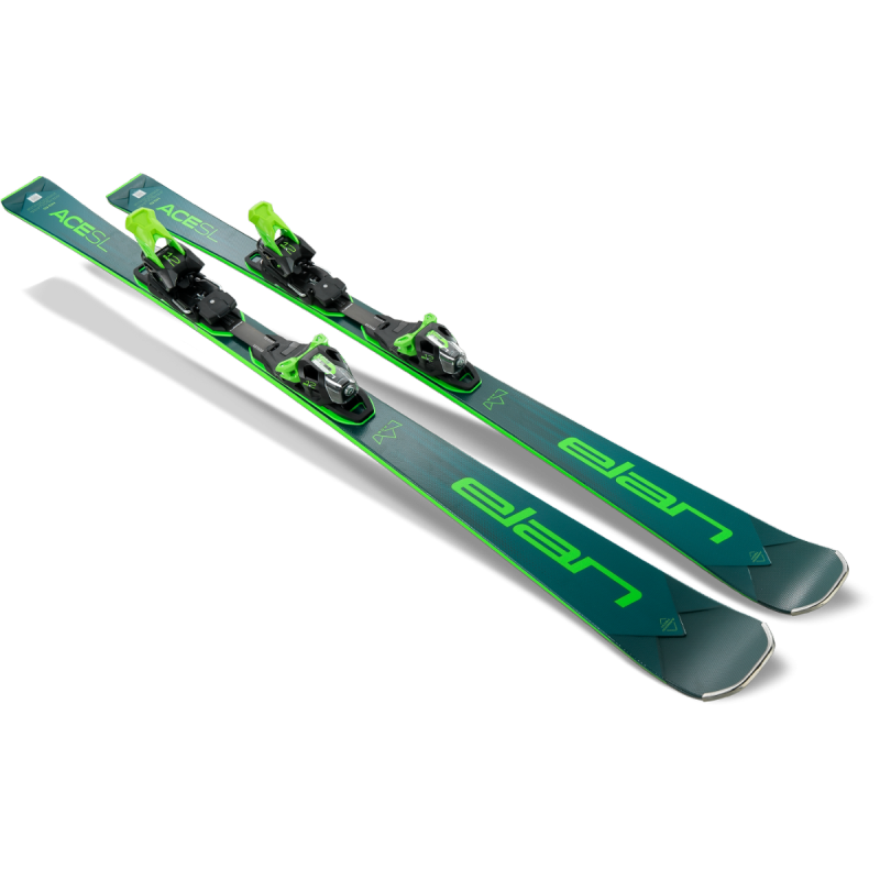Elan ACE SL Fusion X 25/26 – top slalom skis with Ace Arrow technology and titanium reinforcement. Excellent stability, power and precision for dynamic turns.