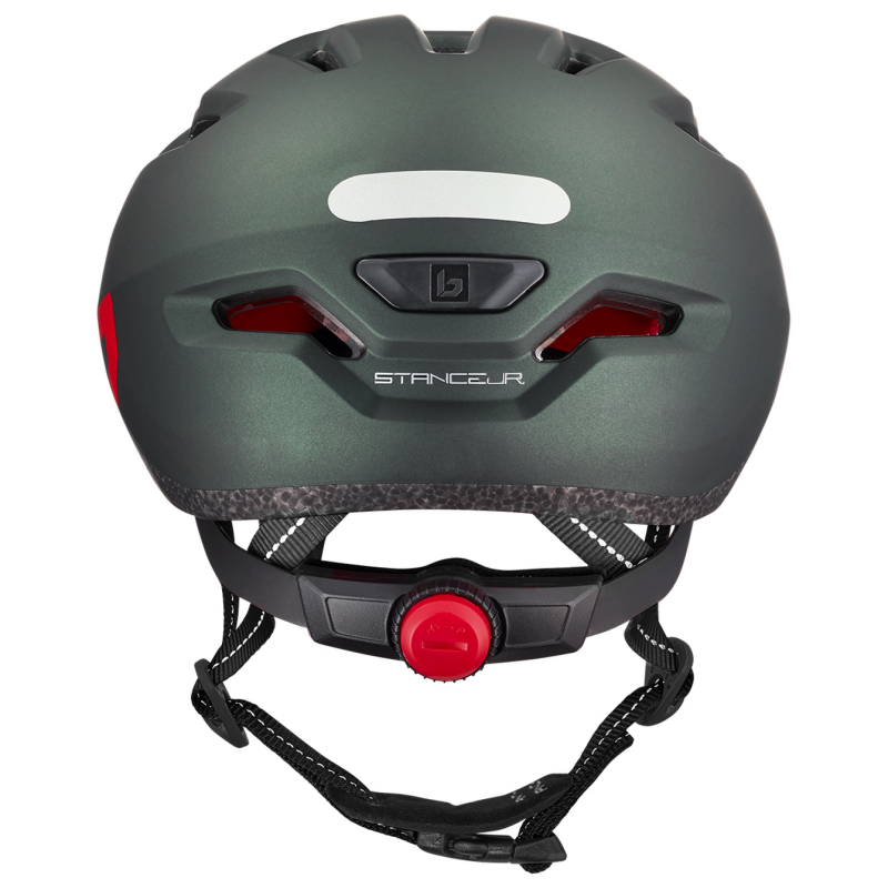 Bolle Stance Junior is a modern children's cycling helmet characterized by several features. The helmet has reflective elements for better visibility, an integrated mesh that protects against insects, and a special helmet fastening system.
