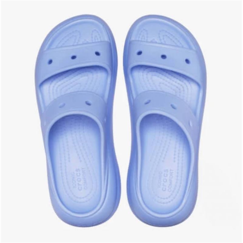 Modni sandali Crocs Classic Crush Sandal s platformnim podplatom in Croslite™ udobjem za sproščen poletni stil.