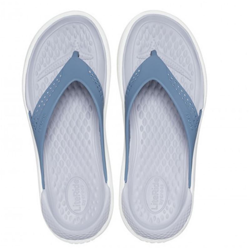 Crocs LiteRide Flip 205182 unisex japonke z inovativnim LiteRide™ vložkom za vrhunsko udobje, mehkim blaženjem in lahkotno zasnovo za vsakodnevno nošenje.