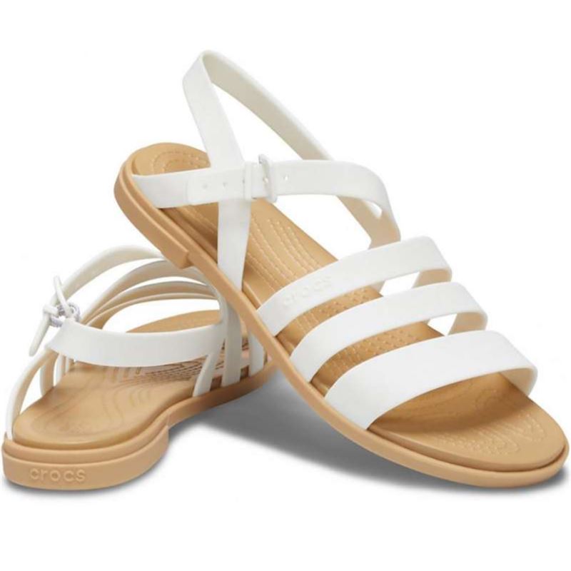 Ženski sandali Crocs Tulum Sandal W 206107 z elegantnimi minimalističnimi paščki, lahkotno zasnovo in udobnim LiteRide™ podplatom za vsakodnevne poletne aktivnosti.