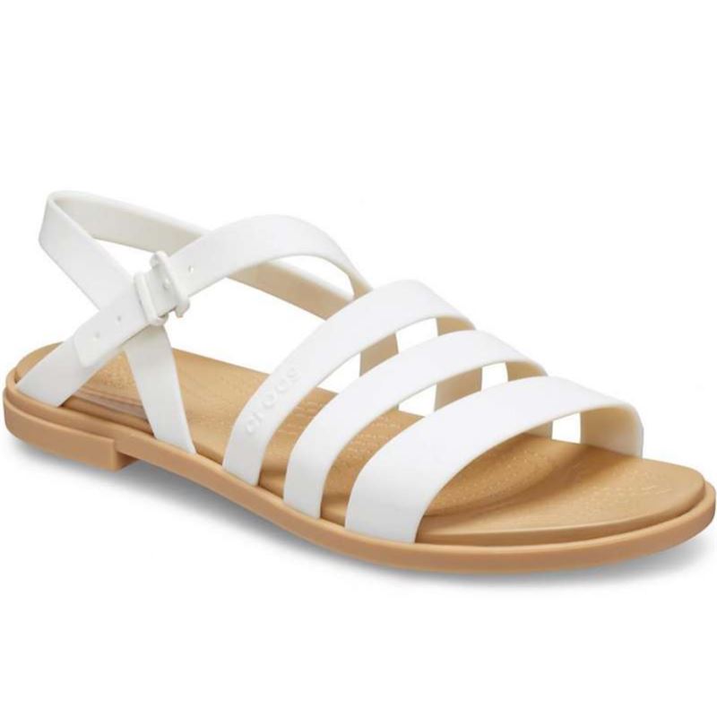 Ženski sandali Crocs Tulum Sandal W 206107 z elegantnimi minimalističnimi paščki, lahkotno zasnovo in udobnim LiteRide™ podplatom za vsakodnevne poletne aktivnosti.