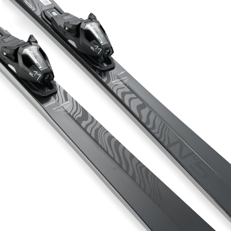 Elan Primetime N°5 W Black Edition (25/26) – the most precise women's skis in the series with Mono Ti reinforcement, exceptional edge grip and top carving.