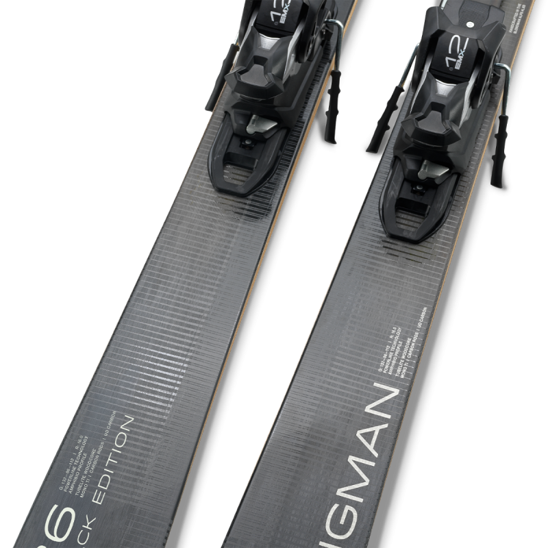 Skis Elan Wingman 86 Black Edition (25/26) combine carbon and titanium strength for superior stability, responsiveness, and precision. Created for demanding skiers who want complete performance and a prestigious look.