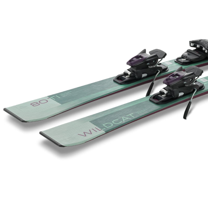 Ženske smuči Elan Wildcat 80 Ti 2025/26 – stabilne, natančne in odzivne smuči za samozavestno smučanje na urejenih progah. Popolna kombinacija moči in elegance. AS Sport Outlet.