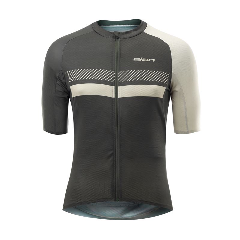 Moški kolesarski dres ELAN BIKE V2 GREY M navdušuje z modernim sivim odtenkom in čistim športnim dizajnom. Lahek, zračen in raztegljiv material omogoča odlično prileganje ter učinkovito odvajanje vlage, kar zagotavlja udobje tudi med daljšimi in intenzivnimi vožnjami.