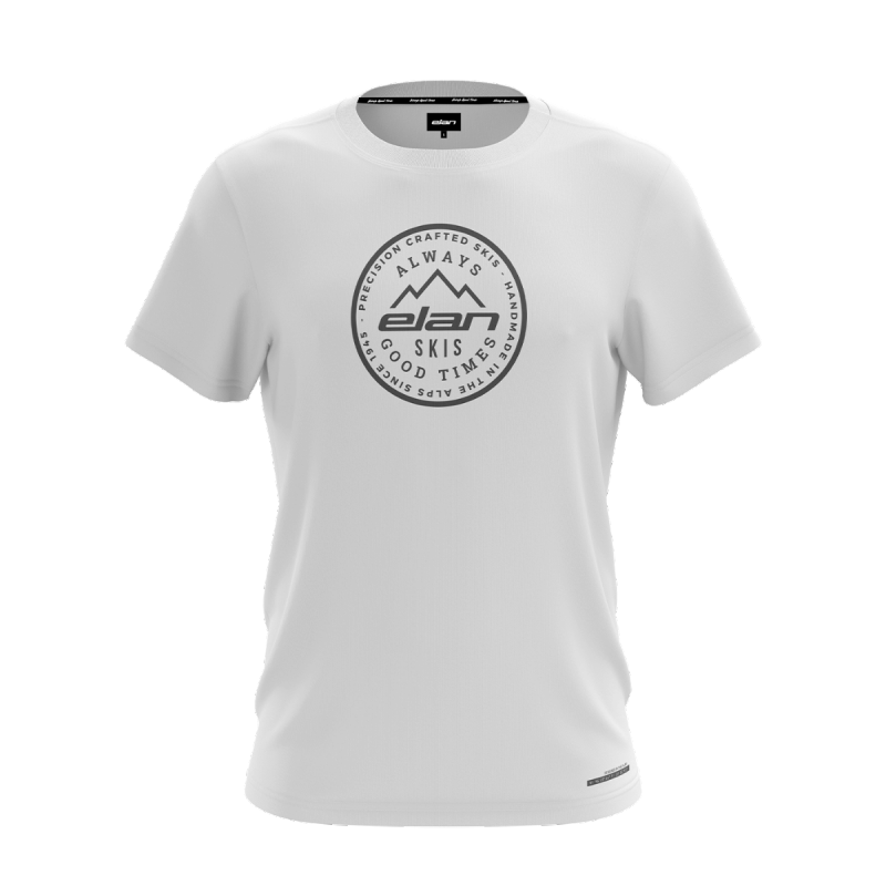 Moška majica ELAN T-SHIRT WHITE LOGO