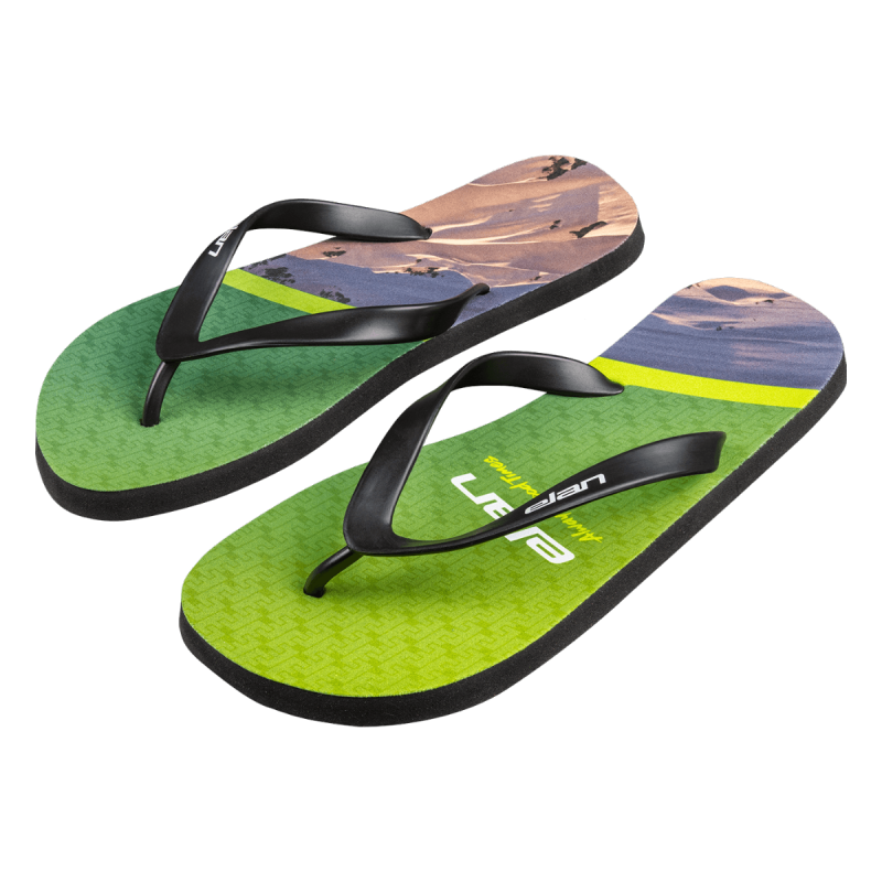 Elan Beach Slippers so lahke japonke, zasnovane za brezskrbno sprehajanje po peščenih plažah ob morju ali jezeru. S svojim udobnim in funkcionalnim dizajnom omogočajo enostavno nošenje in hitrost.