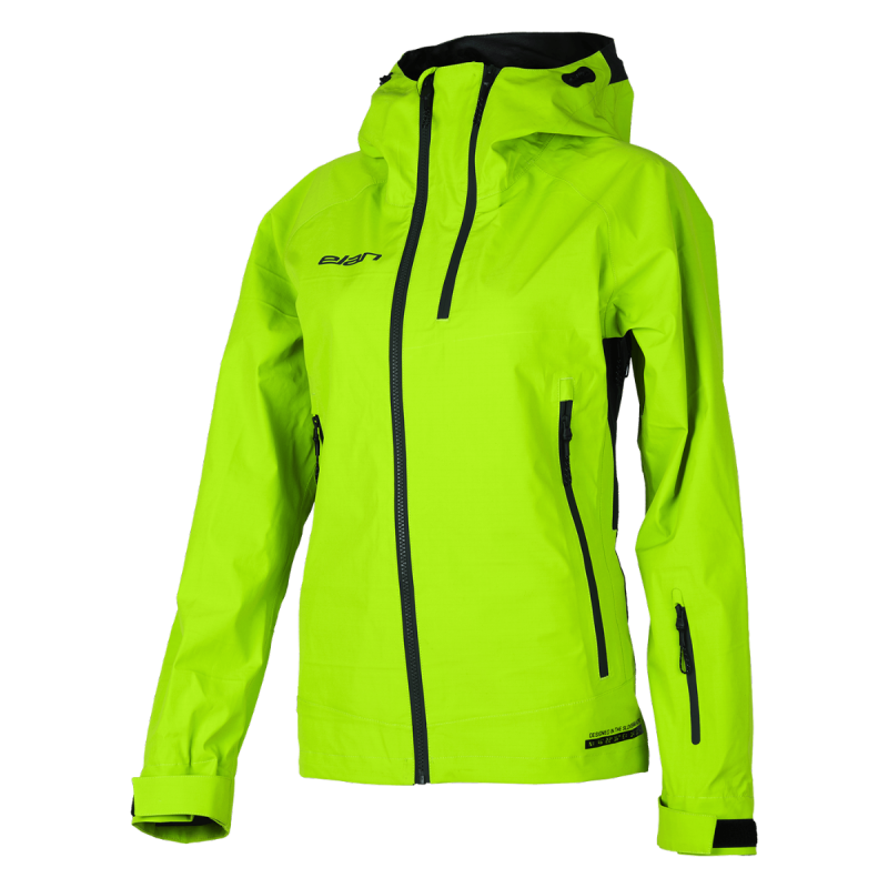 Vrhunska funkcionalna smučarska jakna iz trislojnega materiala zagotavlja zanesljivo vodoodpornost in zaščito pred vetrom. Z 20.000 mm vodotesnosti in 30.000 zračnosti vas bo zaščitila pred vetrom in dežjem.