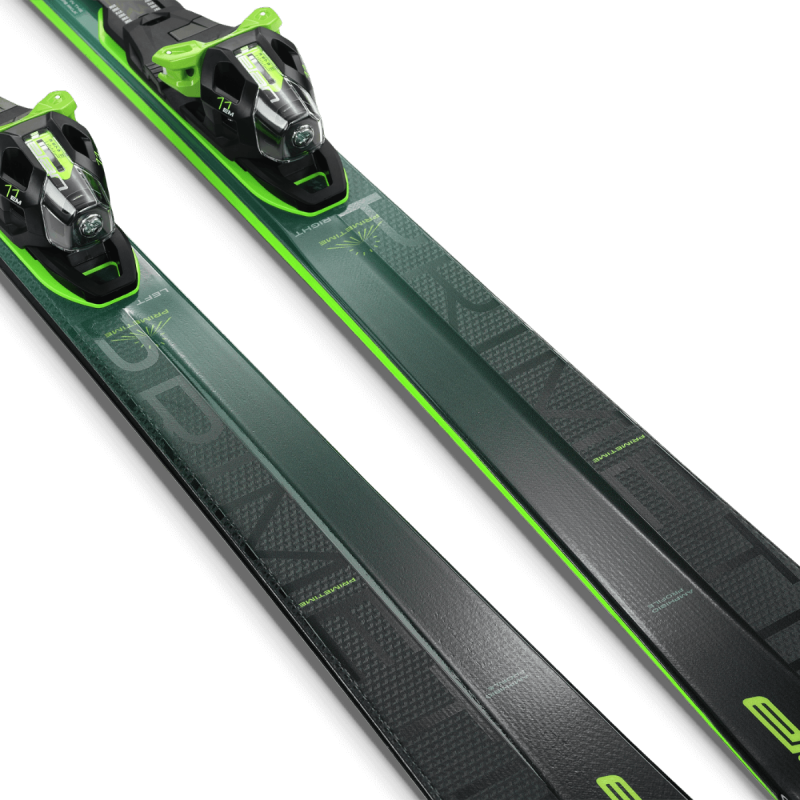 The Primetime 33 skis are designed for all-day enjoyment, combining versatility with exceptional edge responsiveness to create a light yet energetic experience.