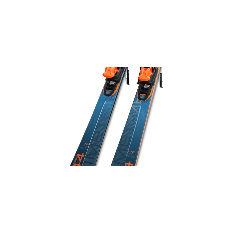 Primetime 44 skis offer an excellent combination of power and quick edge responsiveness, providing an exciting and playful carving experience.