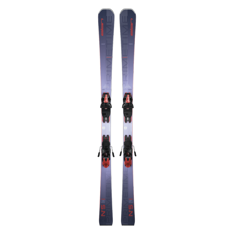 Primetime N°5 is the most precise ski in the collection. It enjoys speed and transitions energetically from edge to edge, providing exceptional carving performance with its energetic feel.
