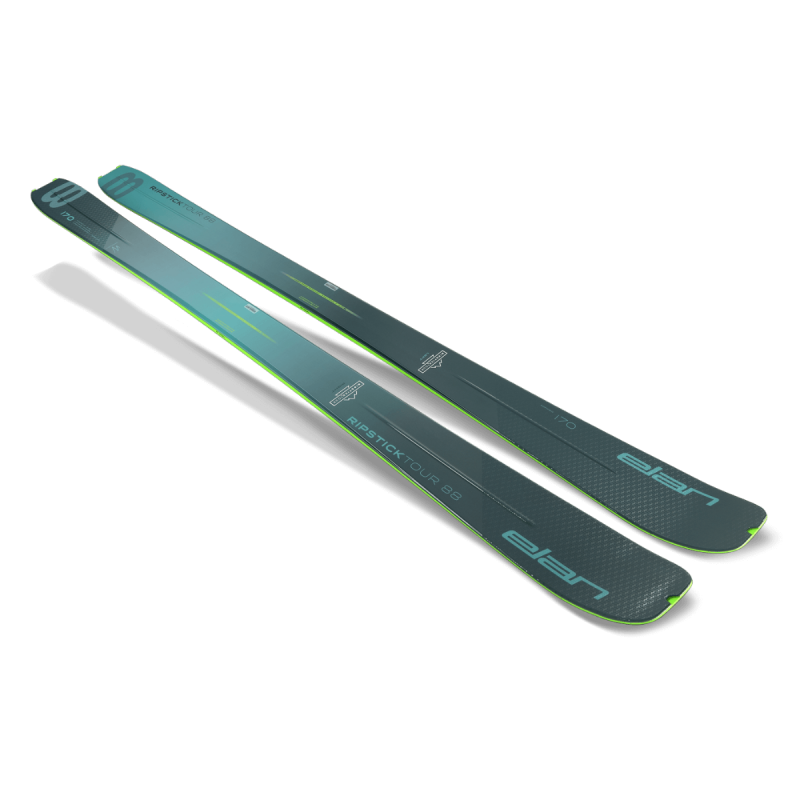 Elan Ripstick Tour 88 is a lightweight, versatile touring ski designed for excellent performance in both ascents and descents. With a width of 88 mm and a weight of approximately 1250 g, it offers lightness, stability, and playfulness in all snow conditions.