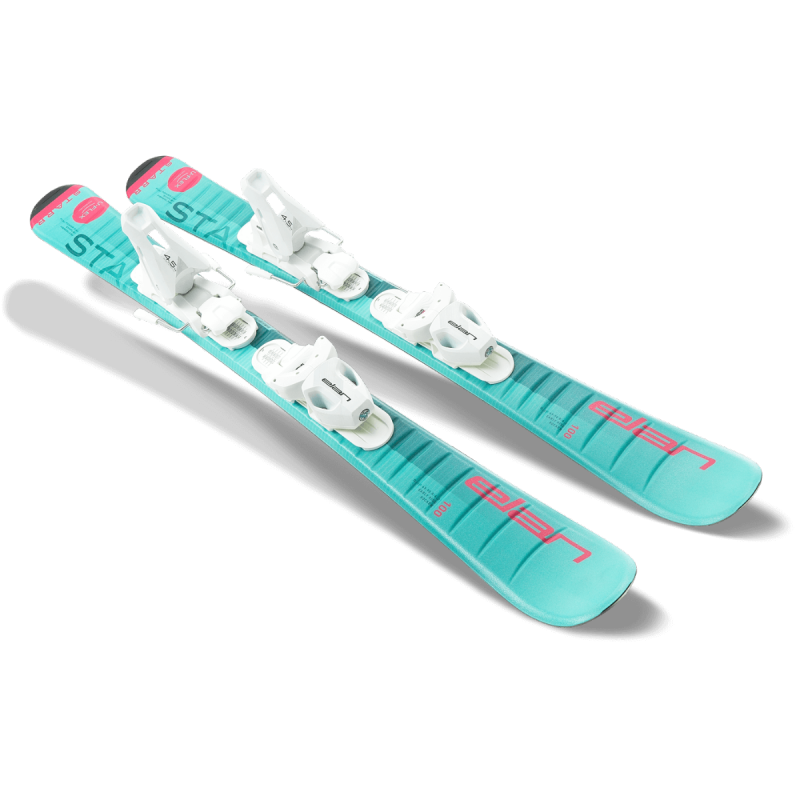 The Starr ski is equipped with the most innovative technology for young skiers. Elan's patented U-Flex solution allows children to fully bend the skis, enabling them to master more challenging skiing techniques much faster.