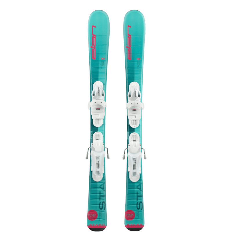 The Starr ski is equipped with the most innovative technology for young skiers. Elan's patented U-Flex solution allows children to fully bend the skis, enabling them to master more challenging skiing techniques much faster.