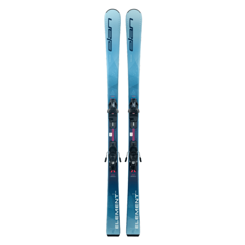Discover the manageable agility and performance of the skis Element 74 RS W. The slightly narrower platform of the skis Element 74 RS W, along with Groove Tip technology, allows recreational skiers to easily enter turns.