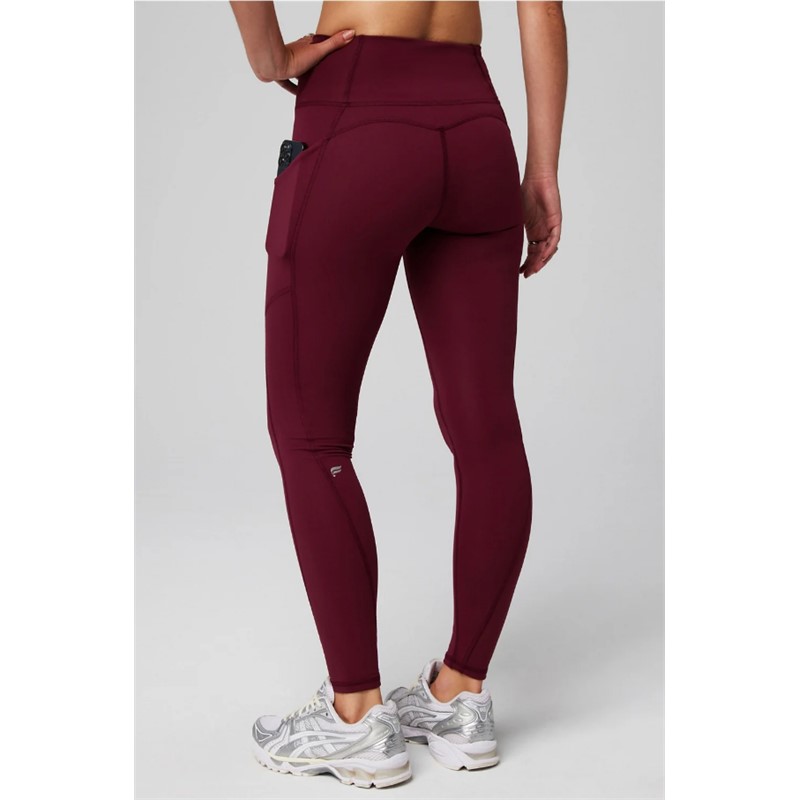 Ženske pajkice FABLETICS Oasis High-Waisted Legging z visokim pasom, mehke športne pajkice za jogo, fitnes in prosti čas.