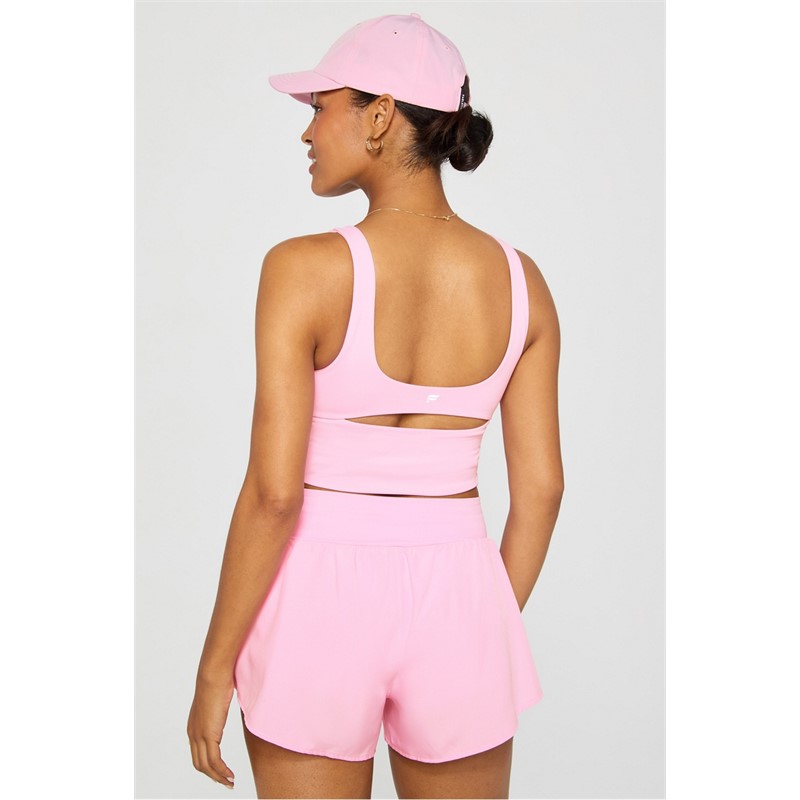 FABLETICS PureLuxe Built-In Bra Tank je mehka ženska športna majica z vgrajenim nedrčkom. Udobna podpora, raztegljiv material in popolna svoboda gibanja.
