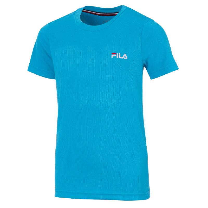 Otroška športna majica FILA LOGO SMALL KIDS HAWAIIAN OCEAN v živahni modri barvi z majhnim FILA logotipom na sprednji strani. Udoben in športen dizajn, primeren za vsakodnevno nošenje, šolo in prosti čas.