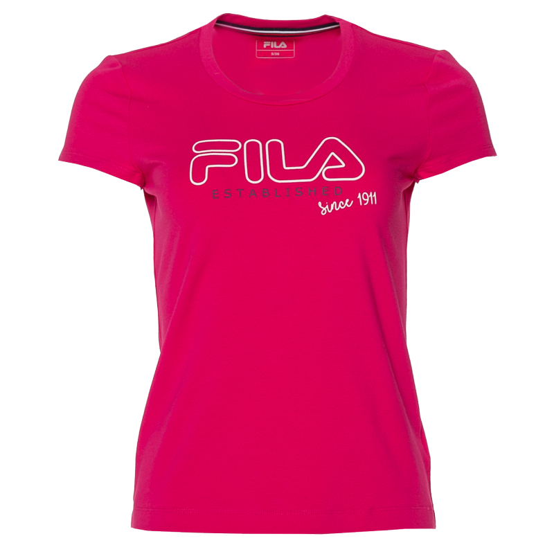 Ženska majica FILA T-Shirt Svenja z udobnim krojem in prepoznavnim FILA dizajnom. Modna majica za prosti čas, vsakodnevno nošenje in sproščen športno-casual videz.