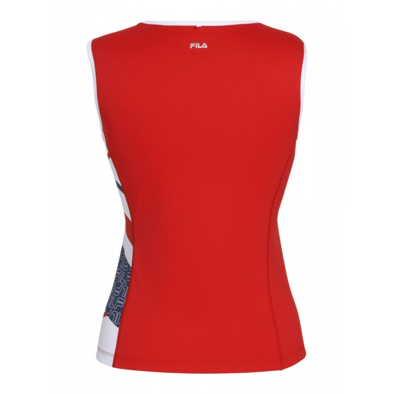 Women's FILA AMERICAN TOP ARISA sports top is designed for playing tennis and other sports activities.